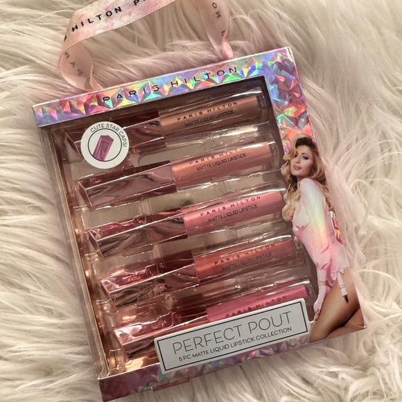 Paris Hilton Other - New!! 5  pk PARIS HILTON Matte LIQUID LIPSTICK "Perfect Pout" NIP